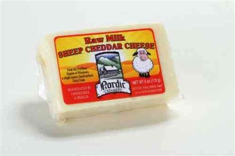 Raw Milk Sheep Cheddar Cheese - Sheep's Milk Cheese - Nordic Creamery