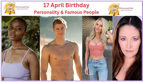 People Born On April 17 - Famous Birthdays On 17th April