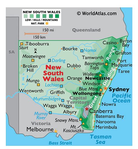 New South Wales Maps & Facts - World Atlas