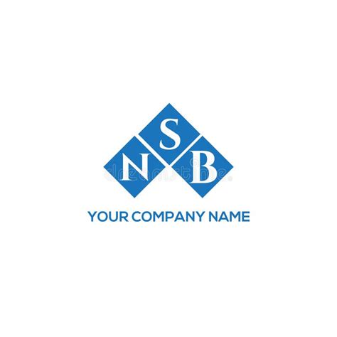 NSB Letter Logo Design on White Background. NSB Creative Initials ...