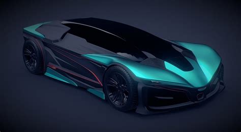 Ai based Concept Car - DownloadFree3D.com