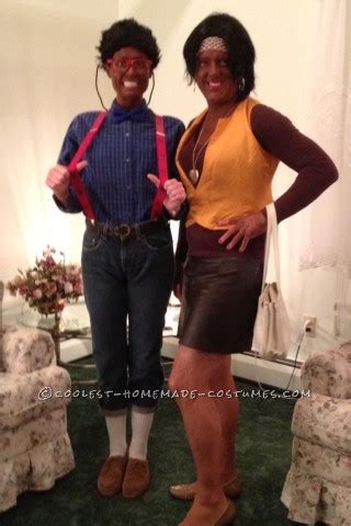 Steve Urkel and Laura Winslow Couple Costume