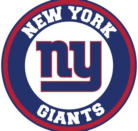 New York Giants Circle Logo CUSTOMIZABLE NY Giants Logo Made - Etsy