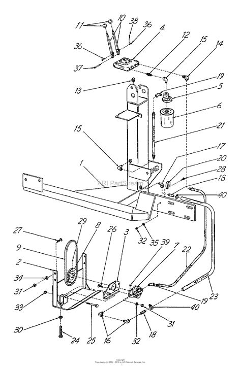 Simplicity 990730 - 400 lb. Front End Loader Parts Diagram for Frame ...