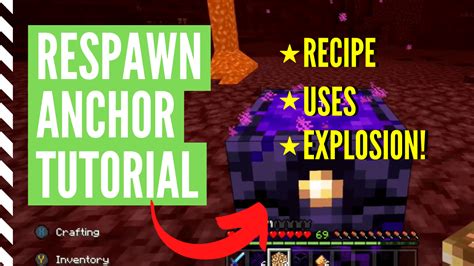 How To Make A Respawn Anchor In Minecraft 1.16 (And USE It)