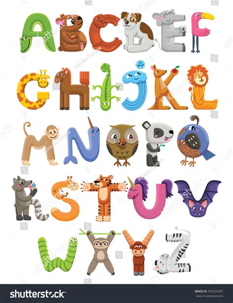 Animal Name From A To Z Alphabet