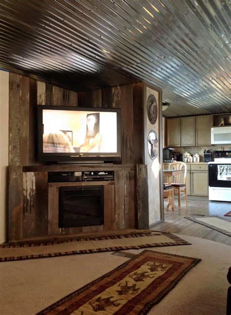 Mobile Home Renovation: Professional Artist Creates A Rustic ...