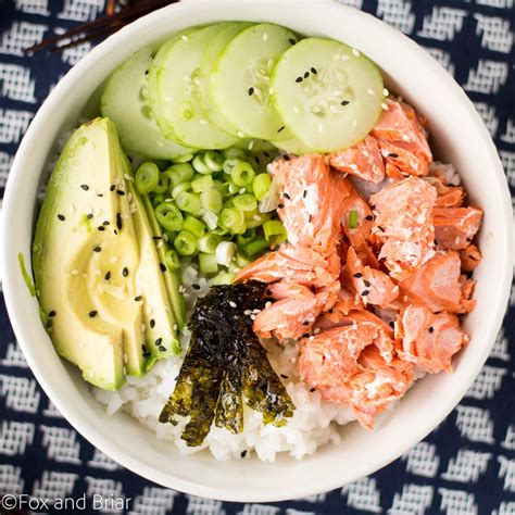 Salmon Sushi Bowls | Recipe | Healthy, Healthy recipes, Clean eating