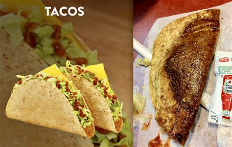 My friend's Jack in the Box Taco... : r/ExpectationVsReality