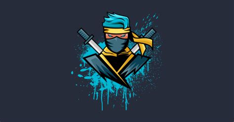 FORTNITE NINJA - Fortnite Blue Ninja - Sticker | TeePublic