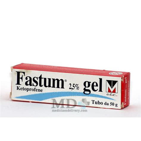 Fastum gel 2,5 50g: Buy Online on MedicinesDelivery.com