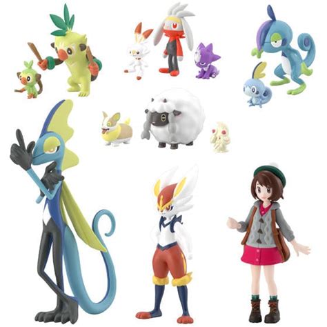 New Pokémon figures revealed based on Sword and Shield's Galar region ...