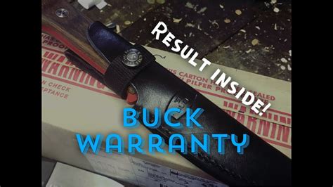 Discussion: Buck Knives Warranty Experience - YouTube