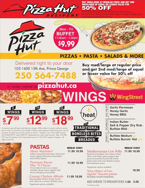 Quickly Hut Pizza Menu Benefit