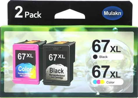 Amazon.com : 67XL Ink Cartridge for HP 67 Ink Cartridges Black Color ...