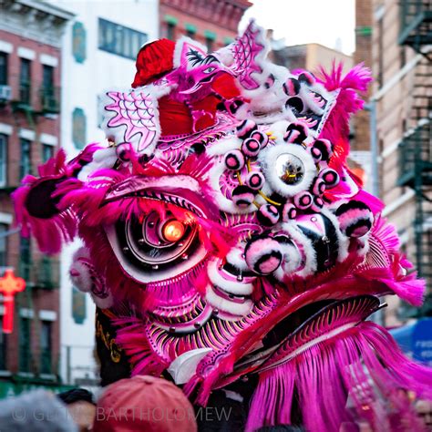 The Chinese Lion Dance Costume - Pink | Glenn Bartholomew | Flickr