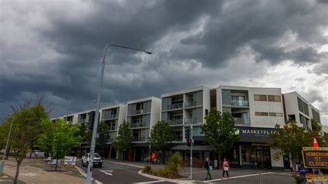 Storm warning from Bureau of Meteorology for severe thunderstorms in ...