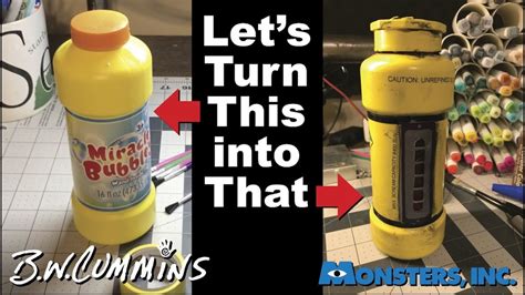 Let's Make a MONSTERS INC SCREAM CANISTER - Lowbrow and Cheap! Tutorial ...