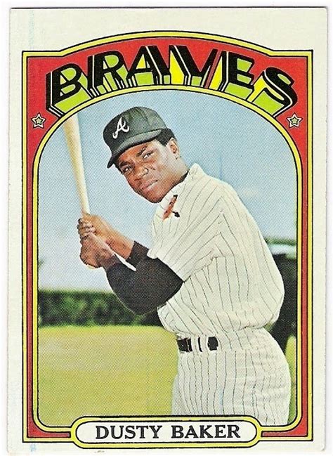 Atlanta Braves #100 Favorite Players from the 1970's: DUSTY BAKER