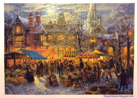 Ravensburger Winter Market 500 piece puzzle review with pictures - The ...