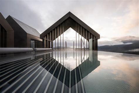 At Hotel Hubertus, an Upside-Down Spa Floats in Midair | Architectural ...