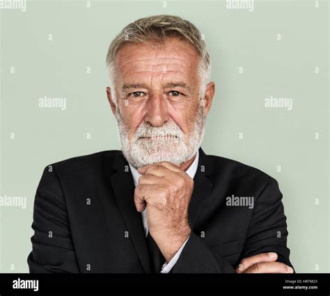 Man Serious Studio Portrait Concept Stock Photo - Alamy