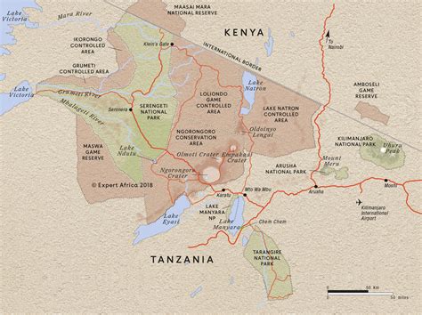 Reference map of Arusha | Tanzania | Expert Africa