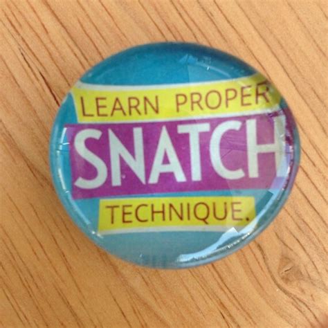 Sale: Learn Proper Snatch Technique small magnet by MagnetsByJen