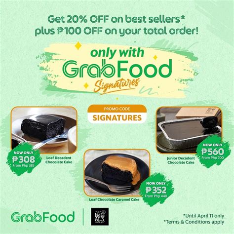 Big Al's Cookie Jar's GrabFood Discount April 2021