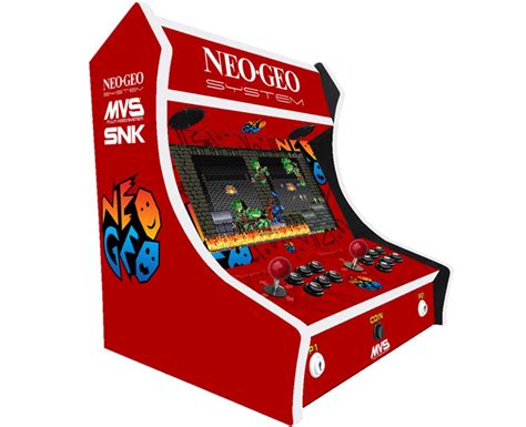 2 Player Bartop Arcade Machine - NEO GEO v2 Themed multi games machine ...