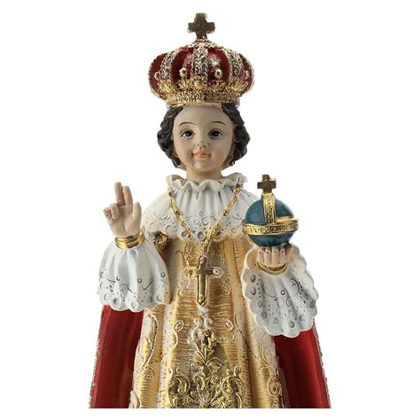 Infant Jesus of Prague statue in resin 20 cm | online sales on HOLYART.com