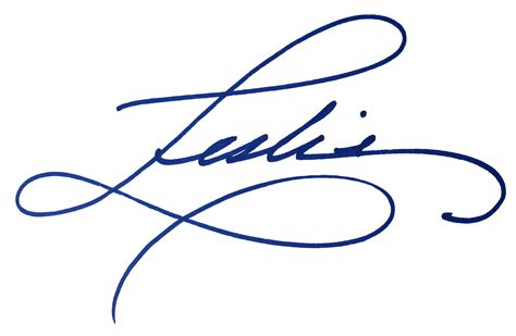 transparent signature with blue pen - Clip Art Library