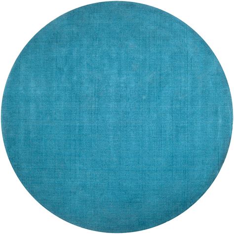 Mystique Aqua Round Rug - Froy.com