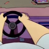 GIF driving simpsons homer simpson - animated GIF on GIFER - by Sinterror