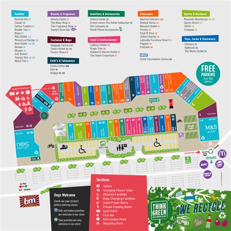 Centre Map of Lakeside Village