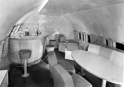 Interior of the Boeing 307 (Stratoliner) owned by Howard Hughes