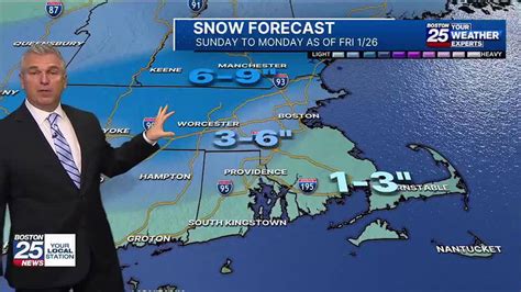 Weekend storm: Parts of Massachusetts could see half a foot of snow