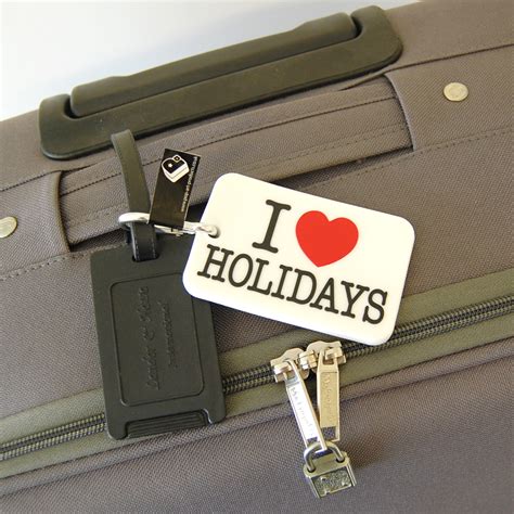 Luggage Tag PVC Tags Suitcase Label Baggage Personalise Cool Funky ...