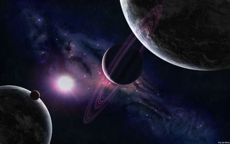 Free Cool Wallpapers: 3d planets background