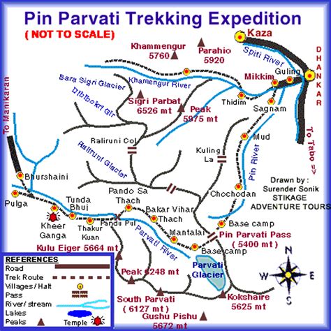 Map-Pin Parbati Pass