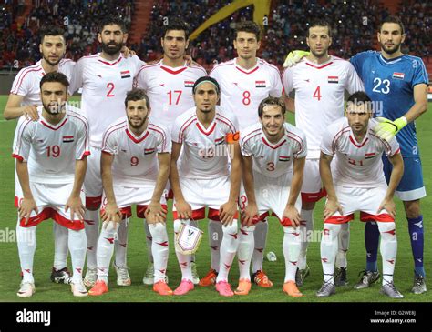 Bangkok, Thailand. 03rd June, 2016. Team players of Syria during ...