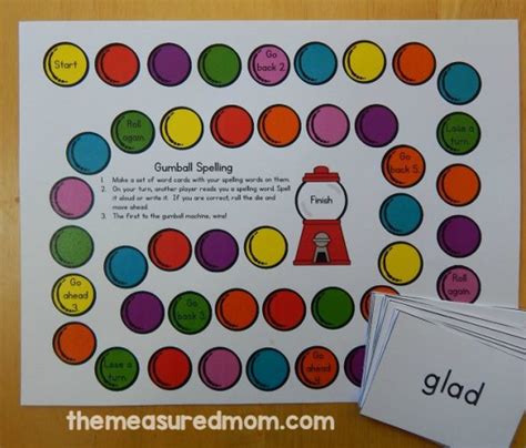 Spelling game for any word list - The Measured Mom