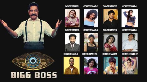 Bigg Boss Tamil Contestants List