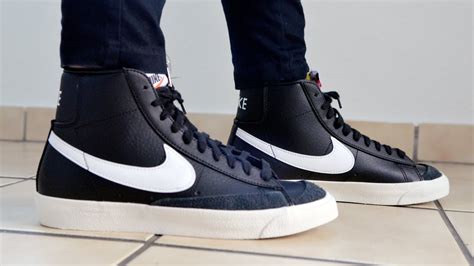 Nike Blazer 77 Black White on Feet Review - YouTube