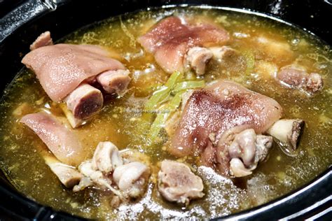 Cooking Pig Feet In Slow Cooker - Home Alqu