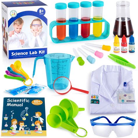 Buy Kids Science Kits with Lab Coat, 60 Fun Science Experiments for ...