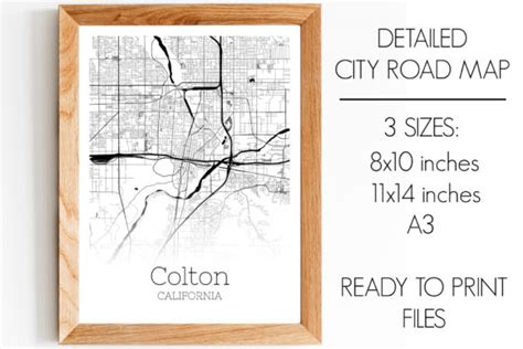 Colton California City Map Graphic by SVGExpress · Creative Fabrica