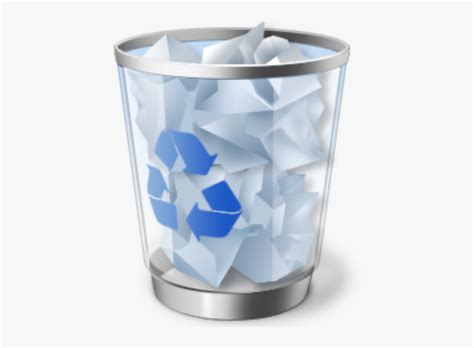 Recycling-bin - Recycle Bin Icon In Computer , Free Transparent Clipart ...