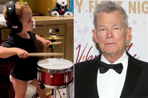 David Foster Says Son Is 'Finding His Groove' on the Drums: Watch