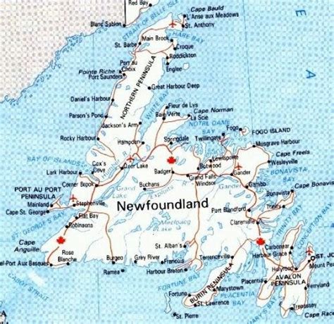 Newfoundland, Canada | Newfoundland travel, Newfoundland, Newfoundland map